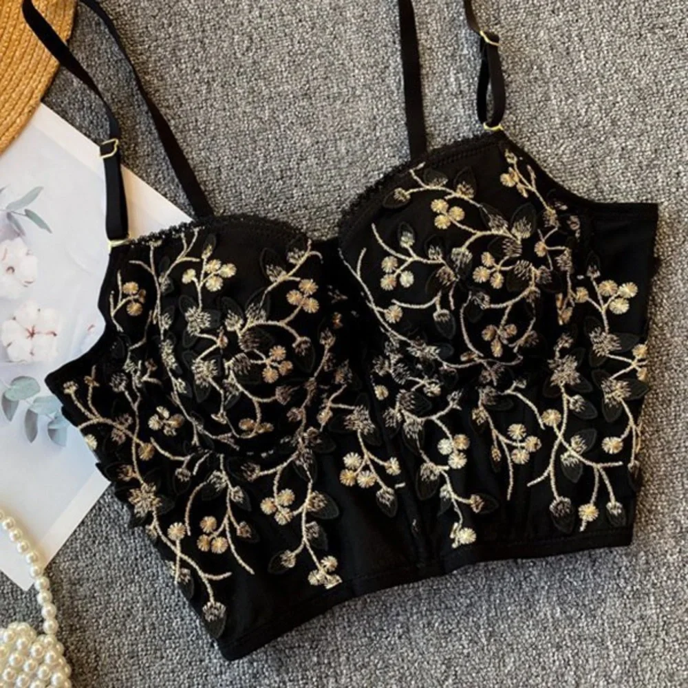 Vintage lace bustier top - Picture 2 of 4